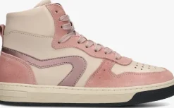roze hip hoge sneakers h1301