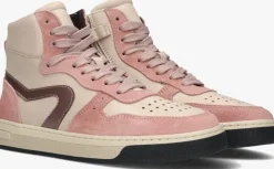 roze hip hoge sneakers h1301