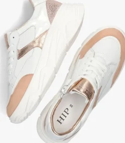 roze hip lage sneakers h1569