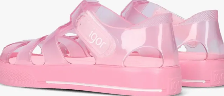 roze igor sandalen star brillo