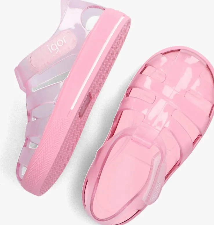 roze igor sandalen star brillo
