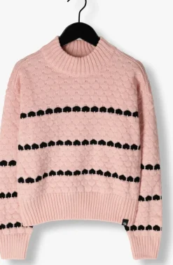 roze indian blue jeans trui knitwear honey comb