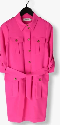 roze janice mini jurk chicago