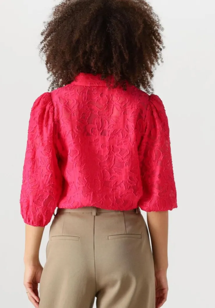 roze jansen amsterdam blouses nanne blouse fj 722 3/4 puffed sleeve