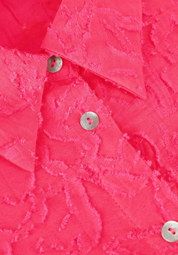 roze jansen amsterdam blouses nanne blouse fj 722 3/4 puffed sleeve