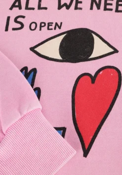 roze jelly mallow sweater objet pigment sweatshirt