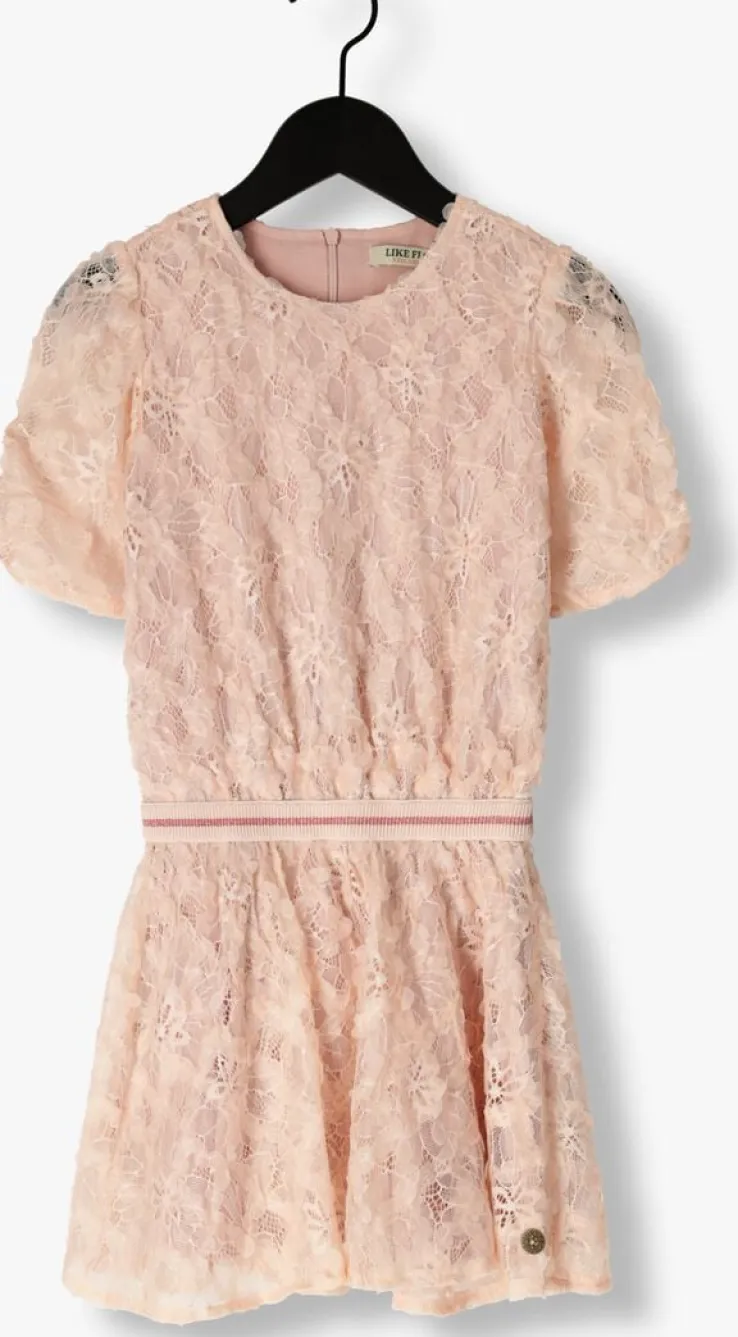 roze like flo mini jurk flo dress