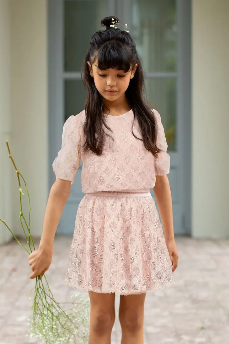 roze like flo mini jurk flo dress