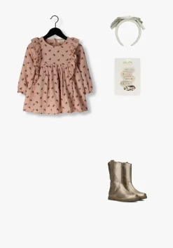 roze lil' atelier midi jurk nmfkoala ls loose dress lil