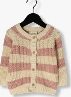roze lil' atelier trui nbfemlen knit card stripe lil