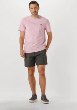 roze lyle & scott t-shirt plain t-shirt
