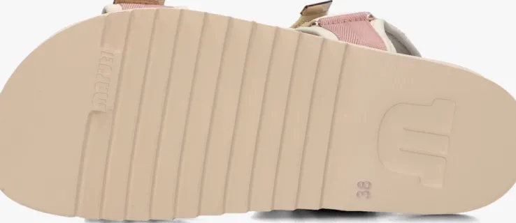 roze maruti platte sandalen beau