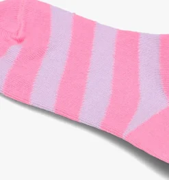 roze melton sokken candy stripes knee socks