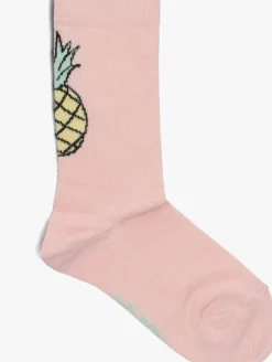 roze melton sokken pineapple socks
