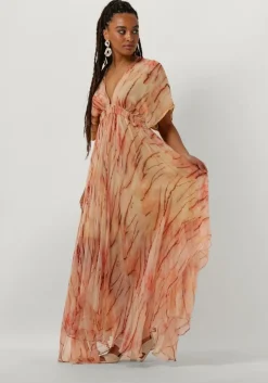 roze mes demoiselles maxi jurk mifive