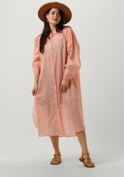 roze mes demoiselles midi jurk shirt diane
