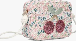 roze mimi & lula schoudertas floral cherries bag