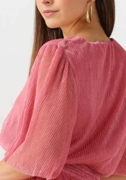 roze minus maxi jurk mavena v-neck maxi dress