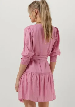 roze minus mini jurk salmia short dress 3/4