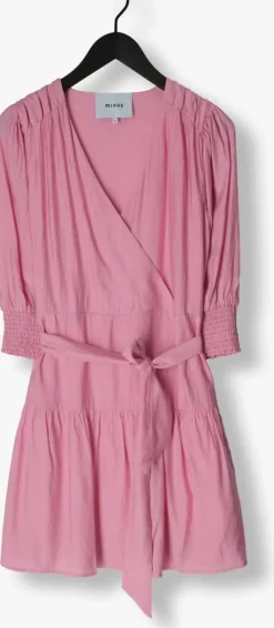 roze minus mini jurk salmia short dress 3/4