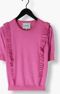 roze minus top vesia knit t-shirt