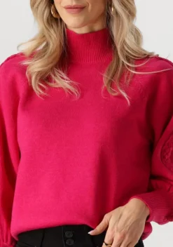 roze minus trui vera high neck knit pullover
