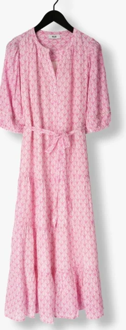roze moliin midi jurk yanis