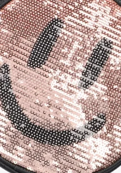 roze molo schoudertas glitter smile bag