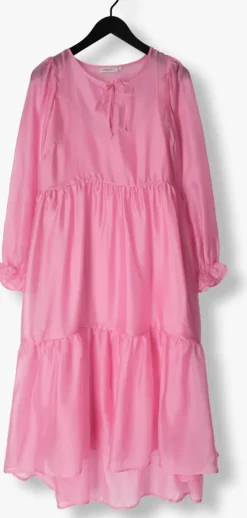 roze msch copenhagen midi jurk mschpavari dress
