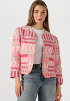 roze nema gewatteerde jas n306