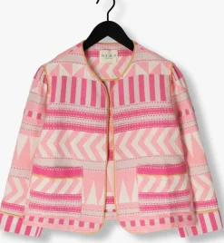 roze nema gewatteerde jas n306