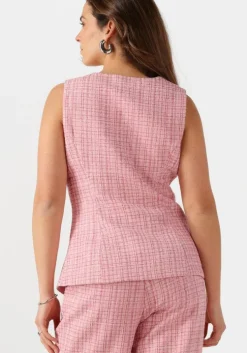 roze neo noir gilet perni glitz boucle waistcoat