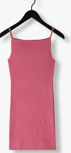 roze neo noir mini jurk contima glitter knit dress