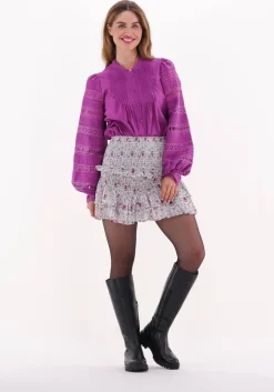 roze neo noir minirok mata delicate paisley s skirt