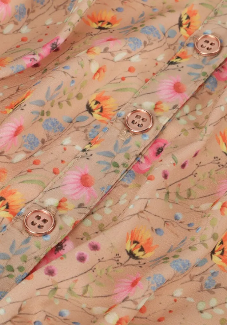 roze nono blouses tomas floral cropped blouse puffed sleeve