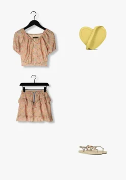 roze nono blouses tomas floral cropped blouse puffed sleeve