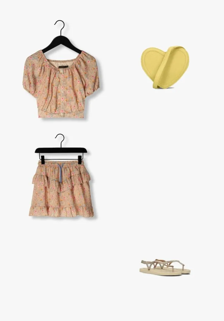 roze nono blouses tomas floral cropped blouse puffed sleeve