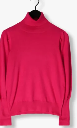 roze notre-v coltrui basic knit blouse