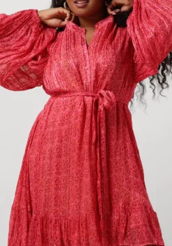 roze notre-v mini jurk nv-dusty dress