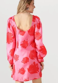 roze notre-v mini jurk nv-floriane