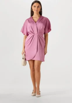 roze notre-v mini jurk nv-fonda