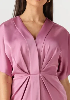 roze notre-v mini jurk nv-fonda