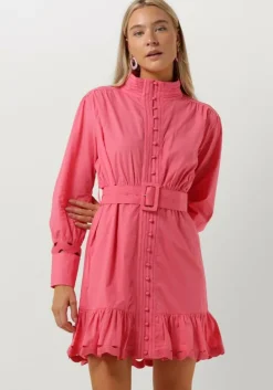 roze notre-v mini jurk x bo - loulou mini dress