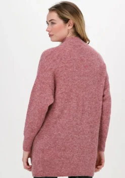 roze object trui nete high neck tunic