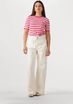 roze object t-shirt objester s/s new knit pullover