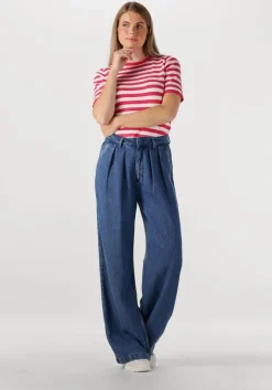 roze object t-shirt objester s/s new knit pullover