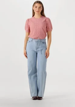 roze object t-shirt objlaila s/s re top