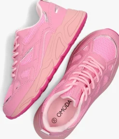 roze omoda lage sneakers jazz