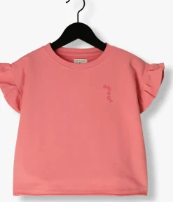 roze petit blush t-shirt ruffle t-shirt