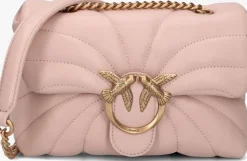roze pinko schoudertas love puff mini